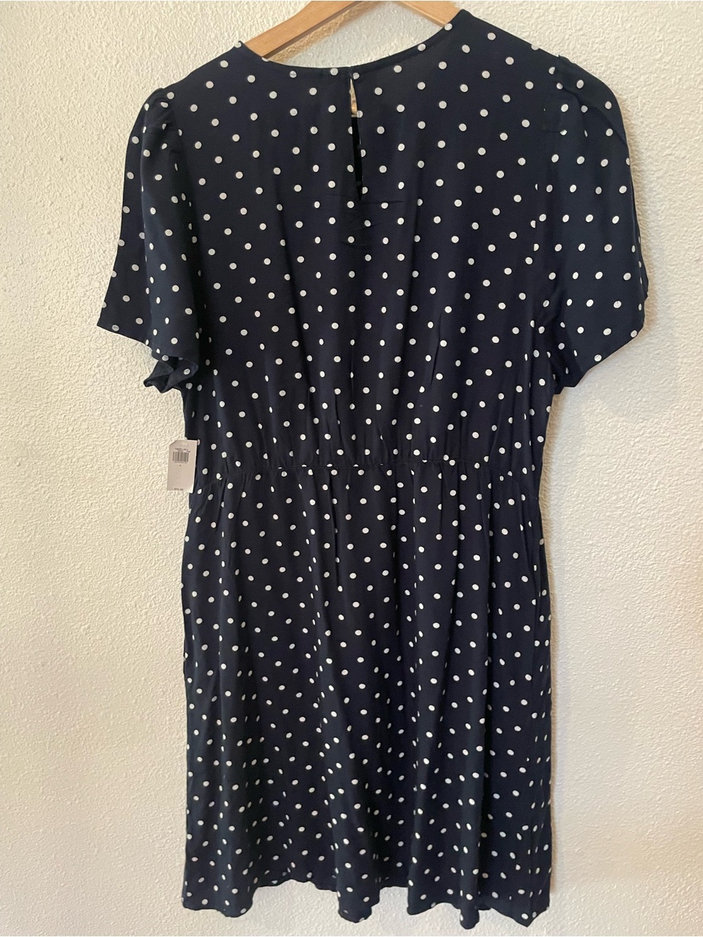 Old Navy Polka Dot Short Sleeve Dress Size Large with Pockets NWT - Picture 6 of 6